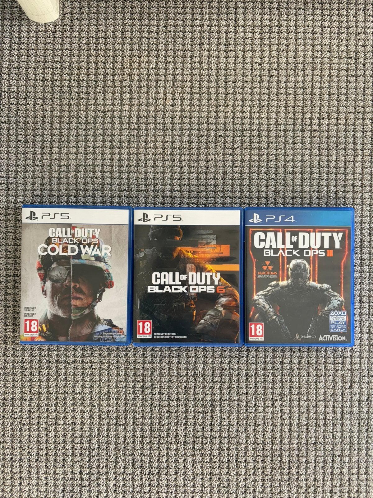 Call of duty black ops cold war, black ops6 en black ops 3, Spelcomputers en Games, Vanaf 18 jaar, Shooter, Ophalen of Verzenden