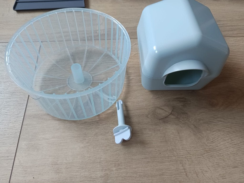 Hamster rad en huisje, Dieren en Toebehoren, Knaagdieren en Konijnen | Toebehoren, Ophalen of Verzenden, Nieuw, Loopwiel of Rad