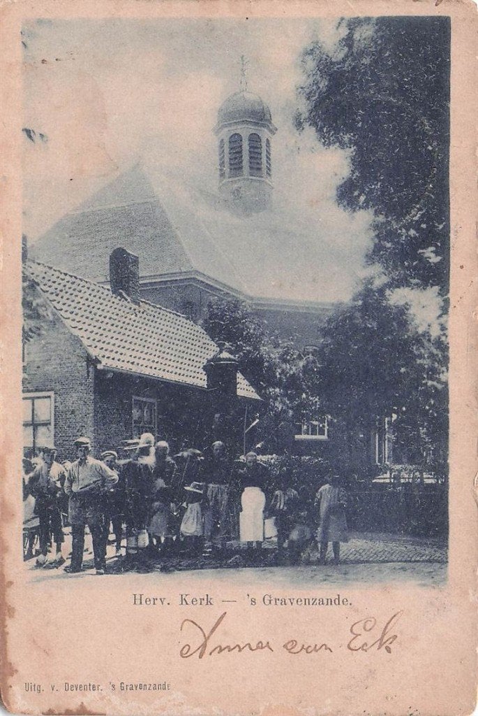 703-094-015 Herv Kerk s-Gravenzande, Verzamelen, Verzenden, Voor 1920, Zuid-Holland