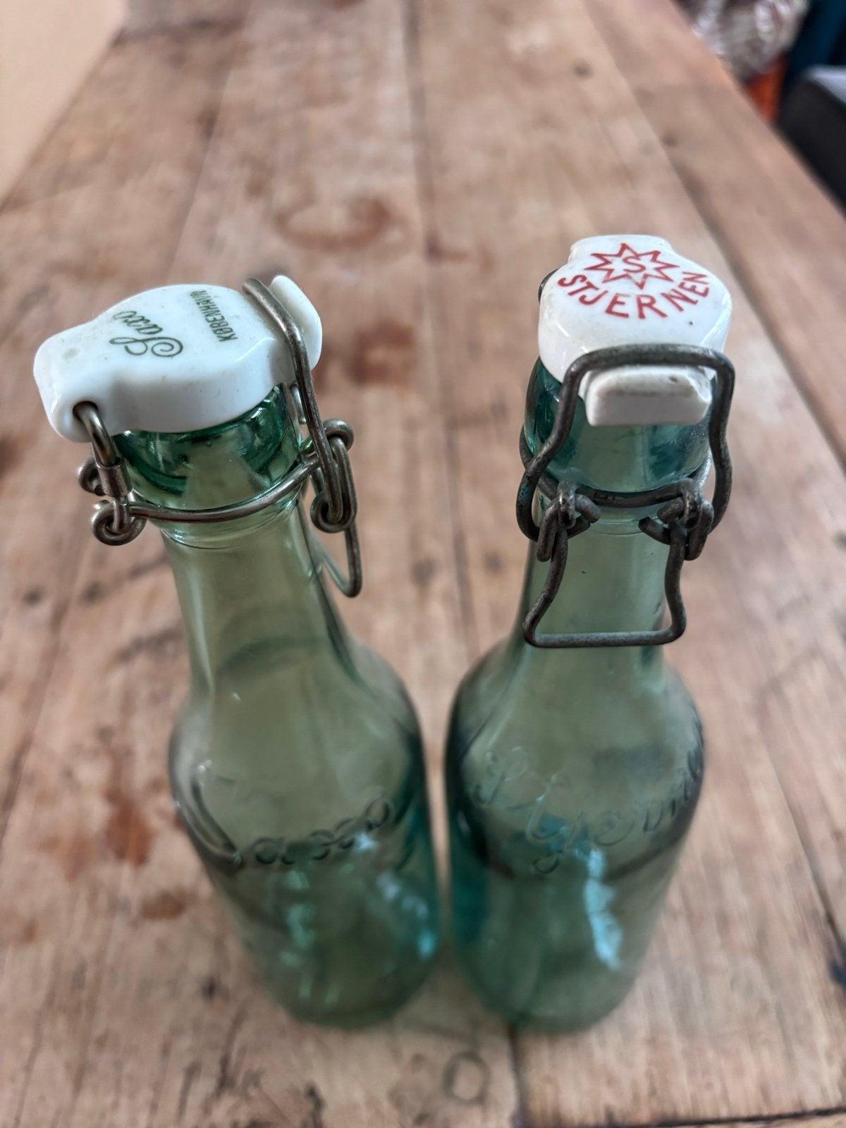 Vintage Saxo & Stjernen beugelflessen - Kopenhagen, Ophalen of Verzenden