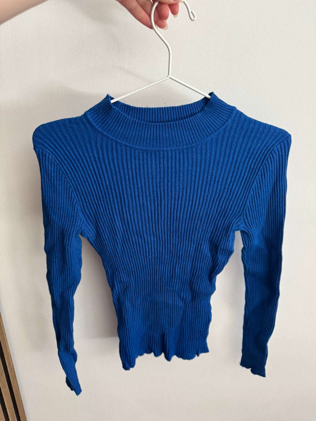 Blauwe trui, Ophalen, Zo goed als nieuw, Maat 38/40 (M), Blauw