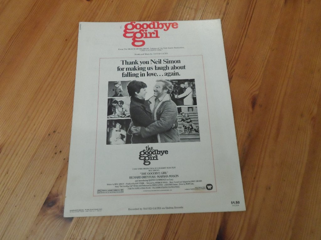 Goodbye girl - david gates, Gitaar, Ophalen of Verzenden, Zo goed als nieuw, Artiest of Componist
