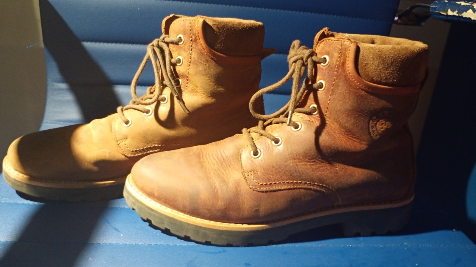 Stevige leren wandelschoenen Maat 39  zgan, Kleding | Dames, Ophalen, Bruin, Wandelschoenen, Zo goed als nieuw
