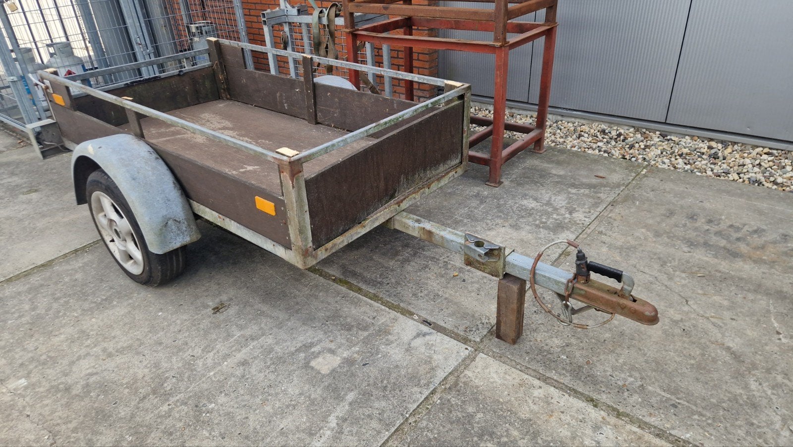 Aanhanger 750kg ongeremd - Werkend, Ophalen, Gebruikt