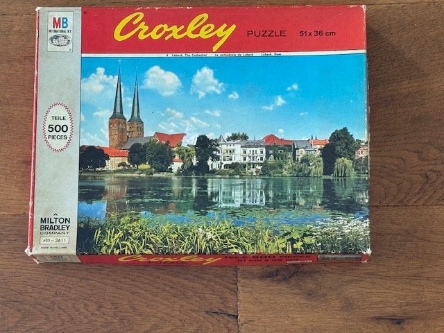 MB legpuzzel (500 stukjes van ca. 3x3cm), Ophalen of Verzenden, 500 t/m 1500 stukjes, Gebruikt, Legpuzzel