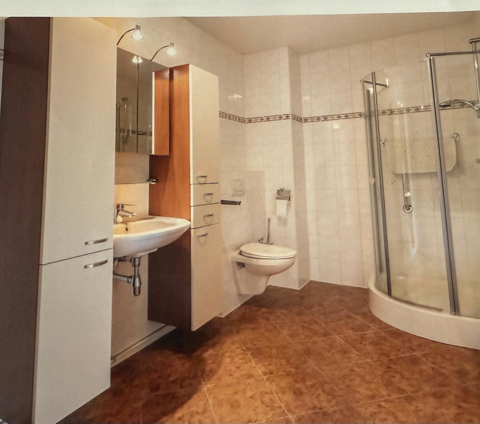 Bad kamer kasten, Huis en Inrichting, Badkamer | Badkamermeubels, Ophalen, (Half)hoge kast, 50 tot 100 cm, Zo goed als nieuw