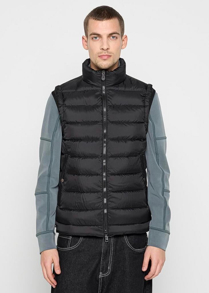 Peuterey Dons Bodywarmer Zwart maat M | Nieuwprijs €460, Kleding | Heren, Bodywarmers, Ophalen of Verzenden, Zo goed als nieuw