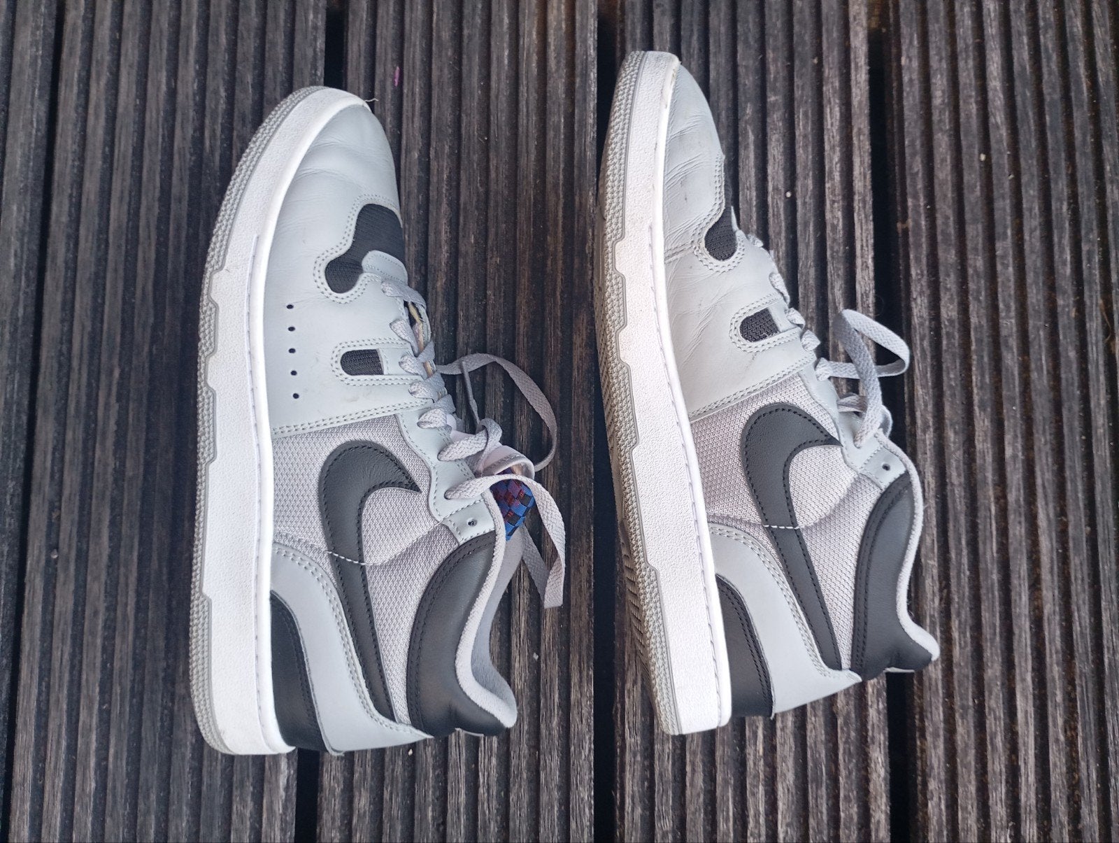 Nike Dunk High – Grijs/Zwart/Wit – US 11 / EU 45, Ophalen of Verzenden, Overige kleuren