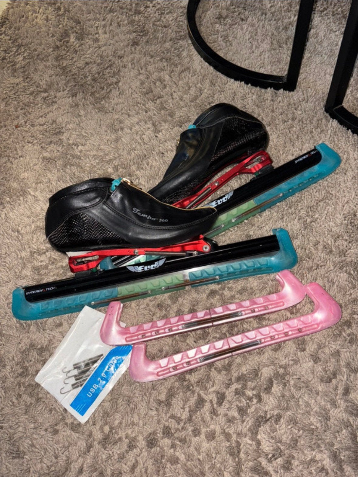Luigino klapschaatsen maat 37, Ophalen of Verzenden, Zo goed als nieuw, Overige typen, Viking