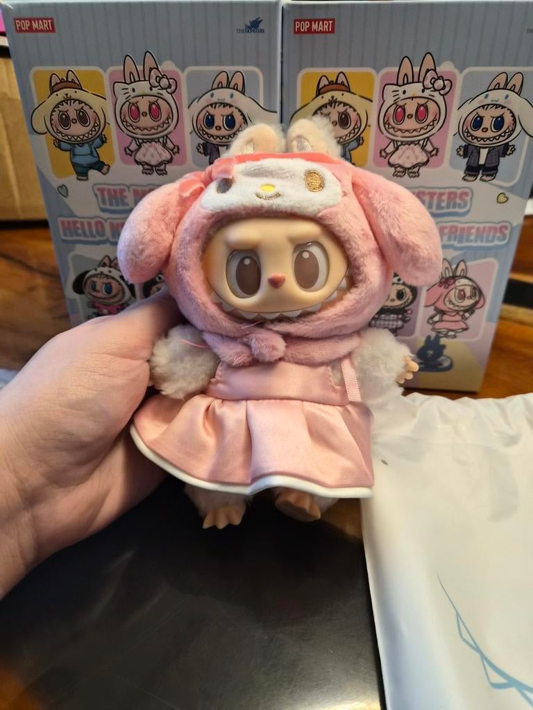 Labubu The Monsters x Hello Kitty Popmart (My Melody), Ophalen of Verzenden, Nieuw