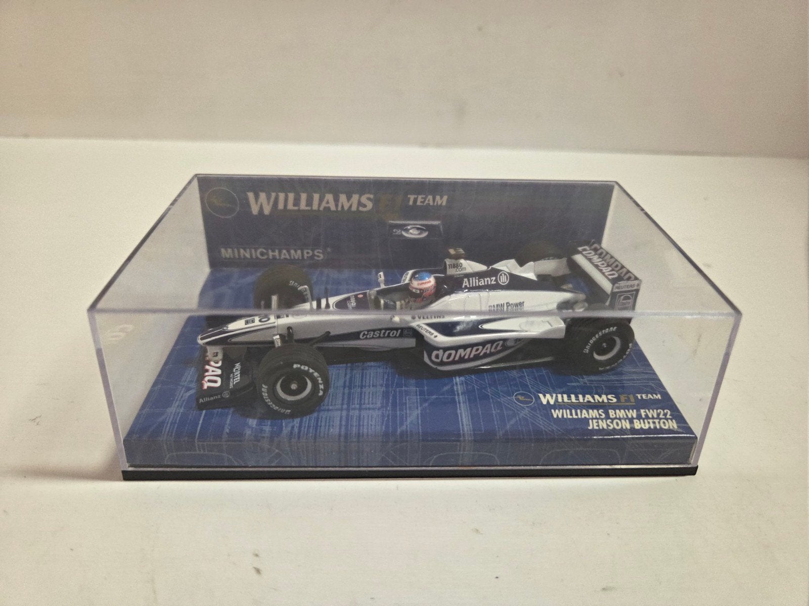 Minichamps Williams BMW FW22 J Button, Auto, ., Ophalen of Verzenden, Zo goed als nieuw