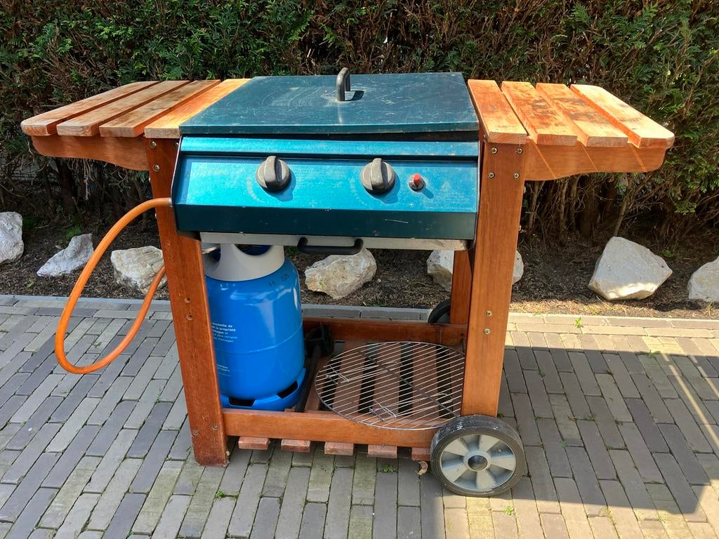 Bonfire gasbarbecue met grillplaat, Ophalen, Gebruikt