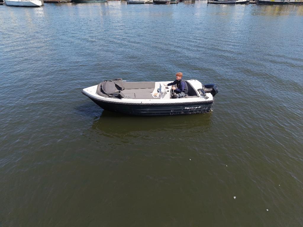 Riga 475 Experience deluxe, Watersport en Boten, Ophalen, Consoleboot, Gebruikt, 5 m