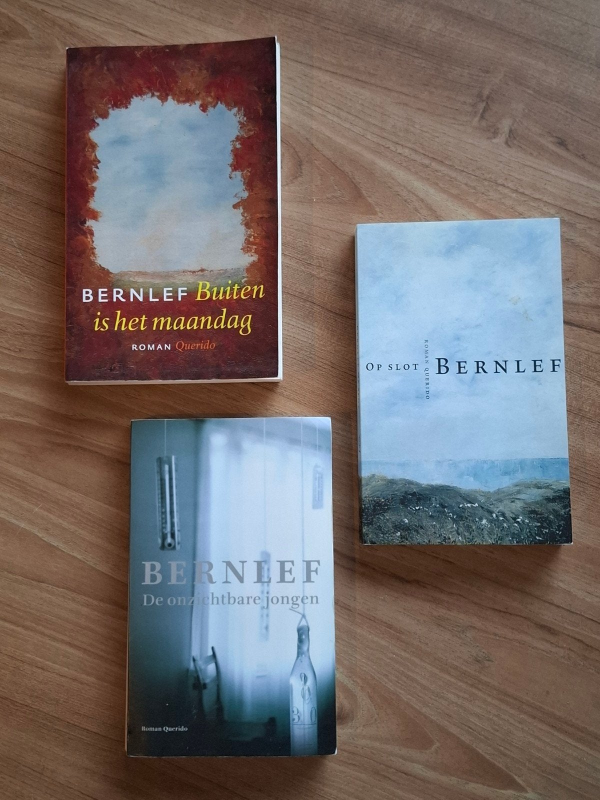 Bernlef: Buiten is het maandag, Op slot, De onzichtbare jon, Boeken, Ophalen of Verzenden, Gelezen, Bernlef, Nederland