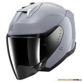Shark Skwal i3 Jet Dark Shadow Jethelm, Zilver, Ophalen of Verzenden, Nieuw met kaartje