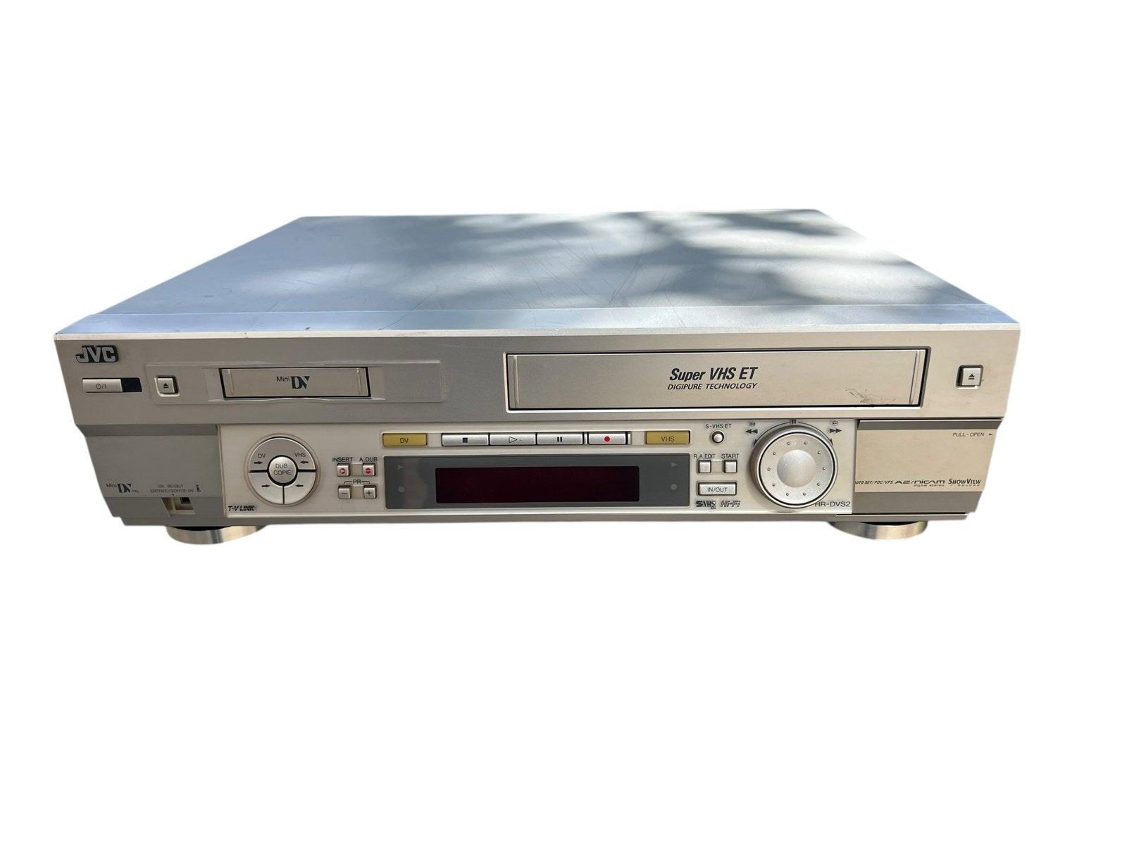 JVC Super VHS ET HR-DVS2 VHS-speler/recorder, Verzenden, Niet werkend, VHS-speler of -recorder