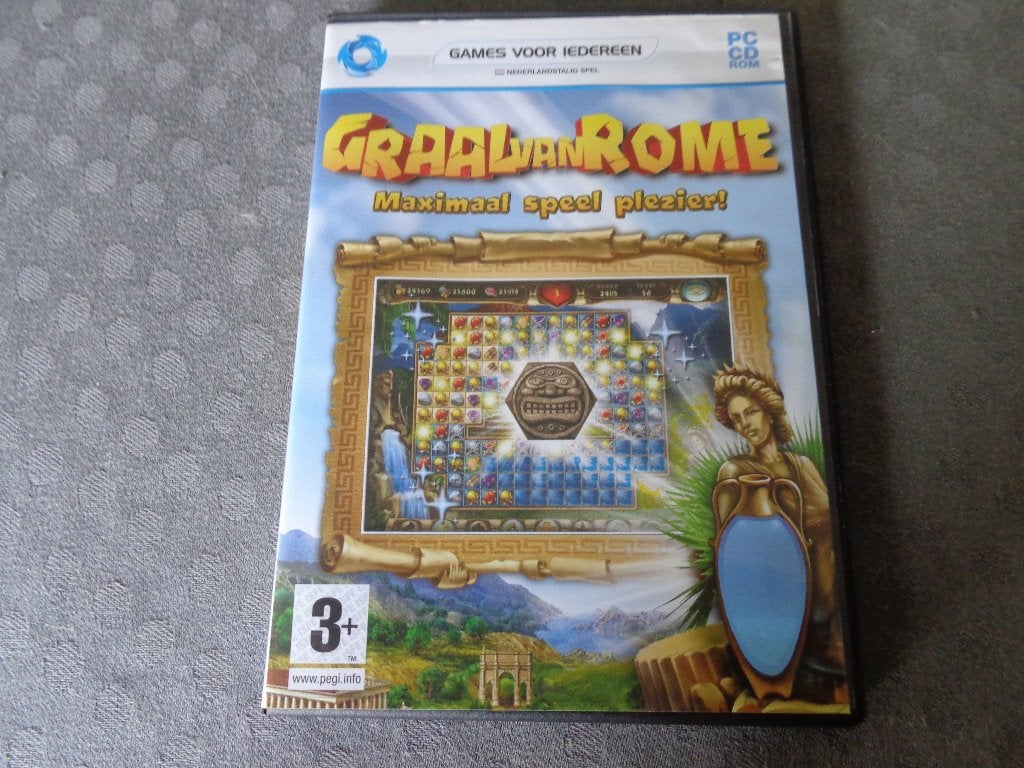 Cd rom met pc spellen de Graal van Rome, 1 speler, Ophalen of Verzenden, Zo goed als nieuw, Vanaf 3 jaar