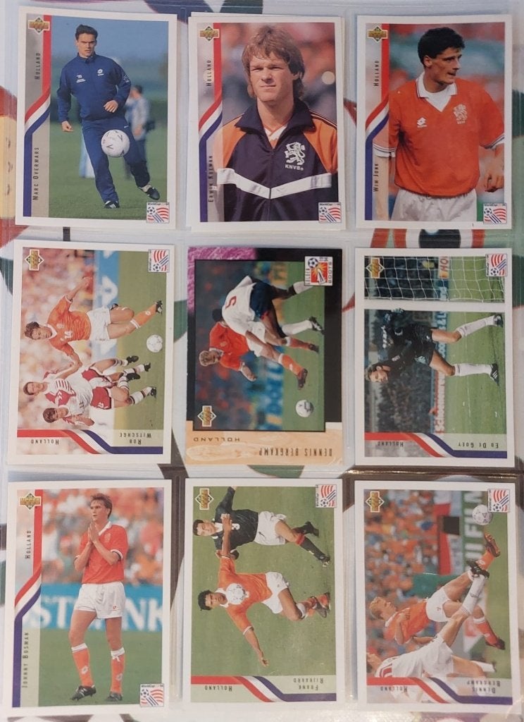 Upperdeck cards WK 1994 USA, Ophalen of Verzenden, Buitenlandse clubs, Poster, Plaatje of Sticker