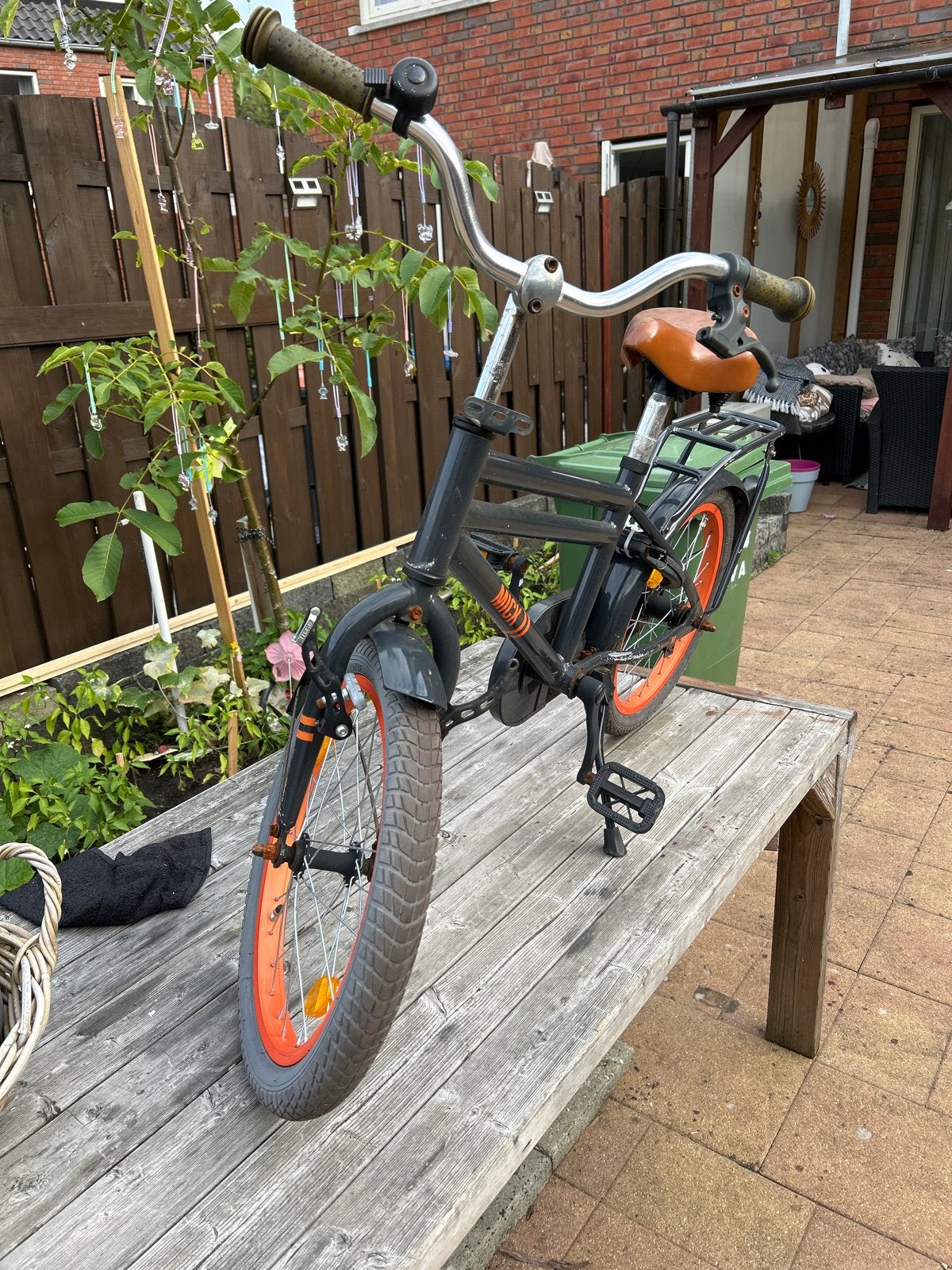 Kinderfiets 16-20 inch - Gebruikt, Fietsen en Brommers, Fietsen | Kinderfietsjes, Ophalen of Verzenden, Gebruikt, Terugtraprem