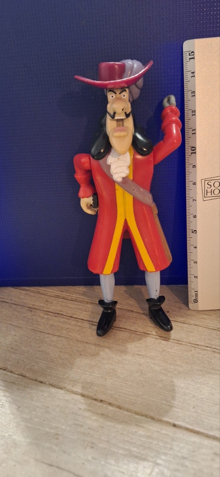 Kapitein Haak poppetje Uit Peter pan disney (28126), Disney, ., Ophalen of Verzenden, Zo goed als nieuw