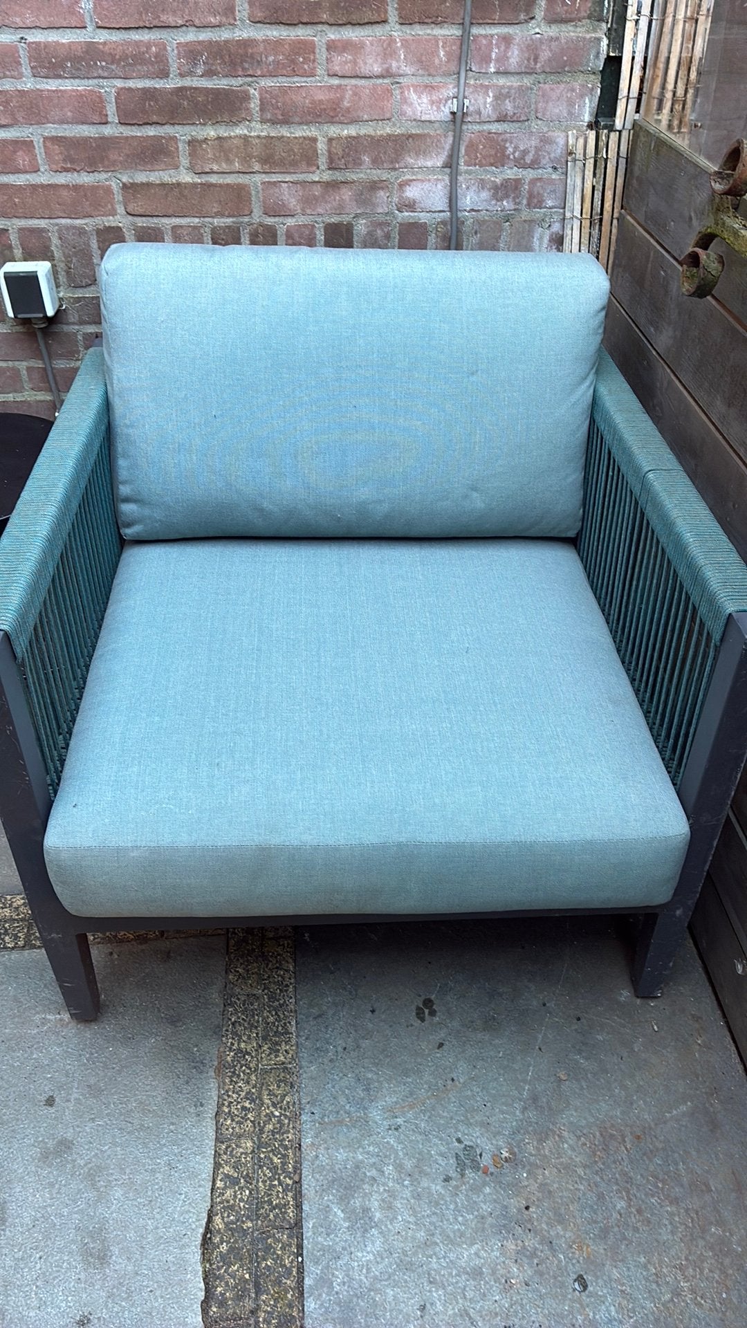 4 seasons outdoor lounge stoel, Aluminium, Zo goed als nieuw, Loungeset, Stoel