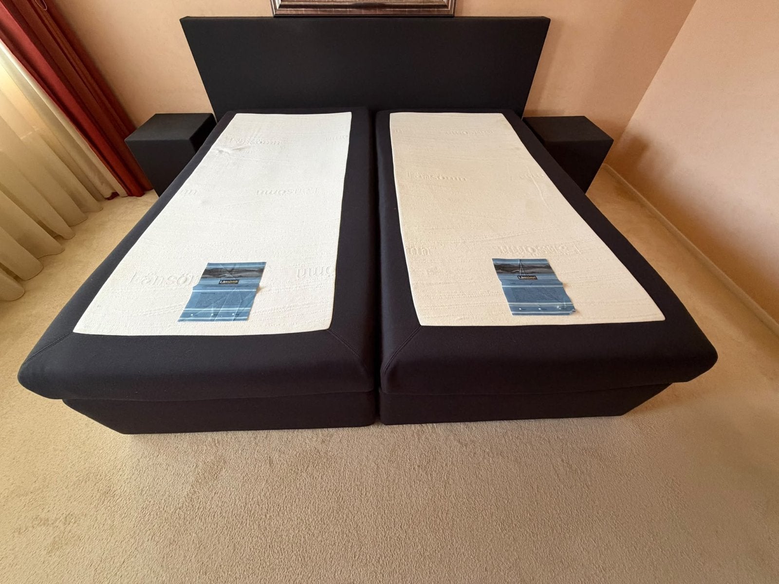 Zweedse boxspring bekleding zuiver scheerwol, Ophalen, Modern design, Gebruikt, Overige kleuren
