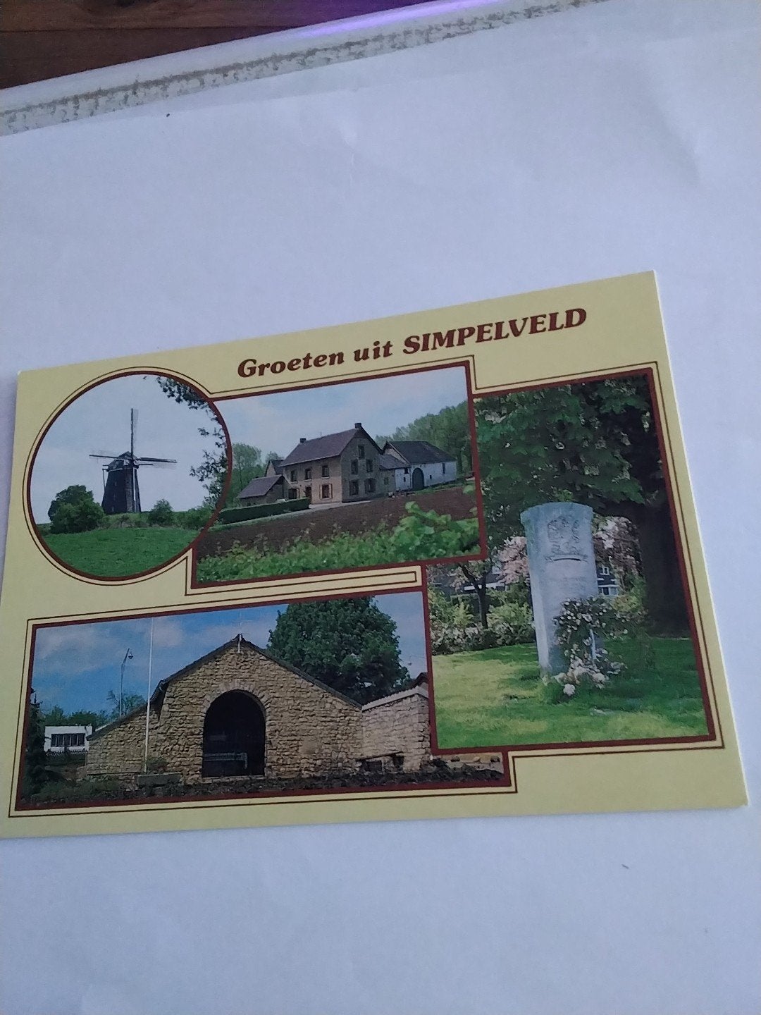Ansichtkaart Groeten uit Simpelveld - Ongelopen, Verzamelen, Ophalen of Verzenden, 1980 tot heden, Ongelopen, Limburg