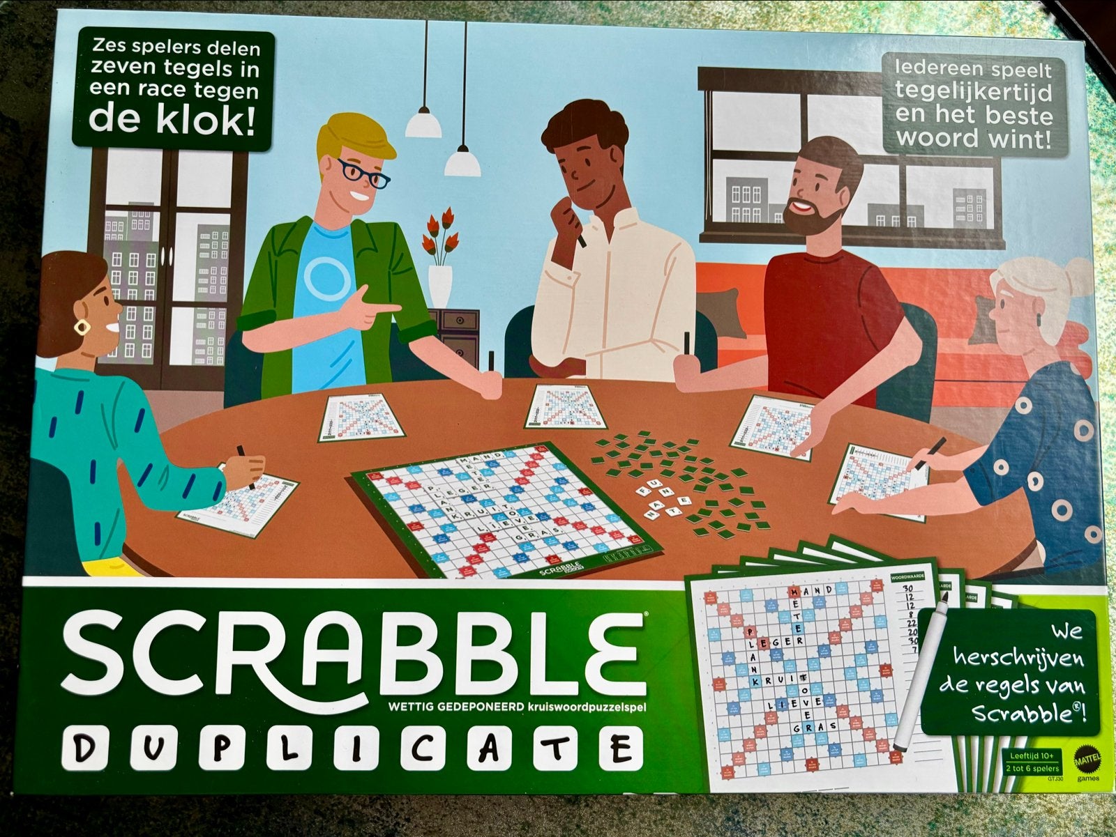 Scrabble Duplicate - splinternieuw, Vijf spelers of meer, Ophalen of Verzenden, Nieuw