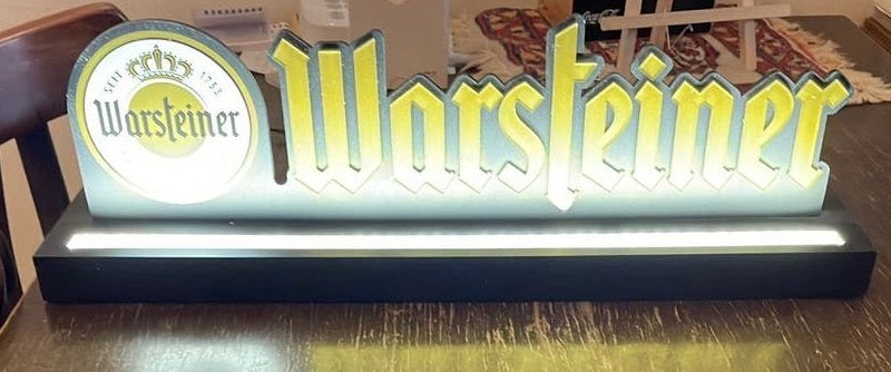 Lichtbakje van Warsteiner, Ophalen of Verzenden, Lichtbak of (neon) lamp