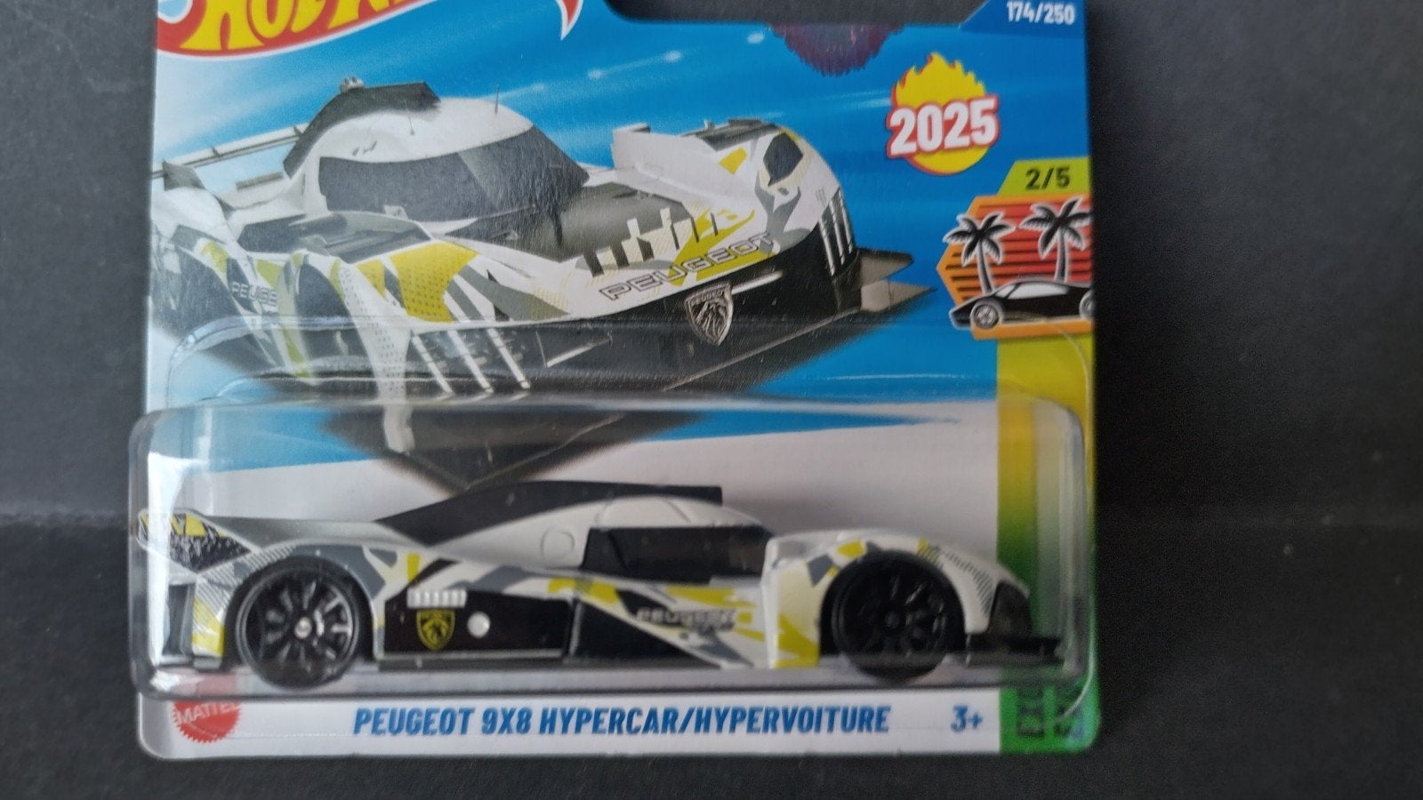 Peugeot Hypercar 1:64 Hotwheels Pol, Hobby en Vrije tijd, Modelauto's | Overige schalen, Auto, Verzenden, ., Nieuw