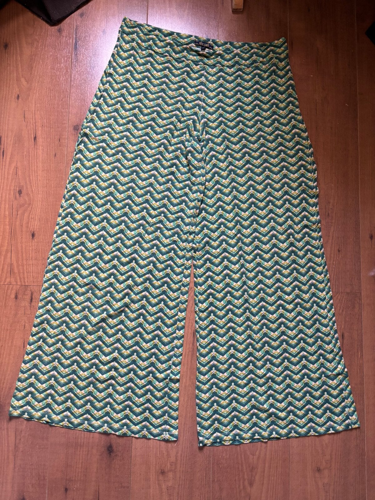 King louie palazzo broek mt xl, Blauw, Maat 46/48 (XL) of groter, Ophalen of Verzenden, Zo goed als nieuw