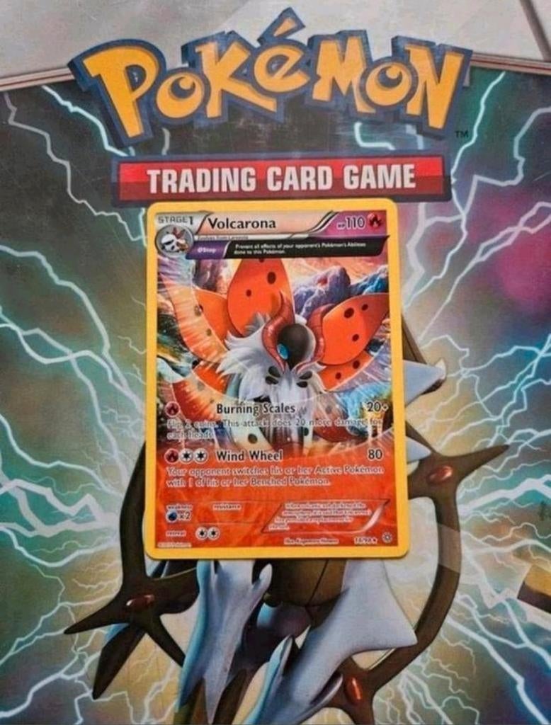Volcarona 18/98 XY Ancient origins pokemon kaart nm rare, Ophalen of Verzenden, Zo goed als nieuw, Losse kaart
