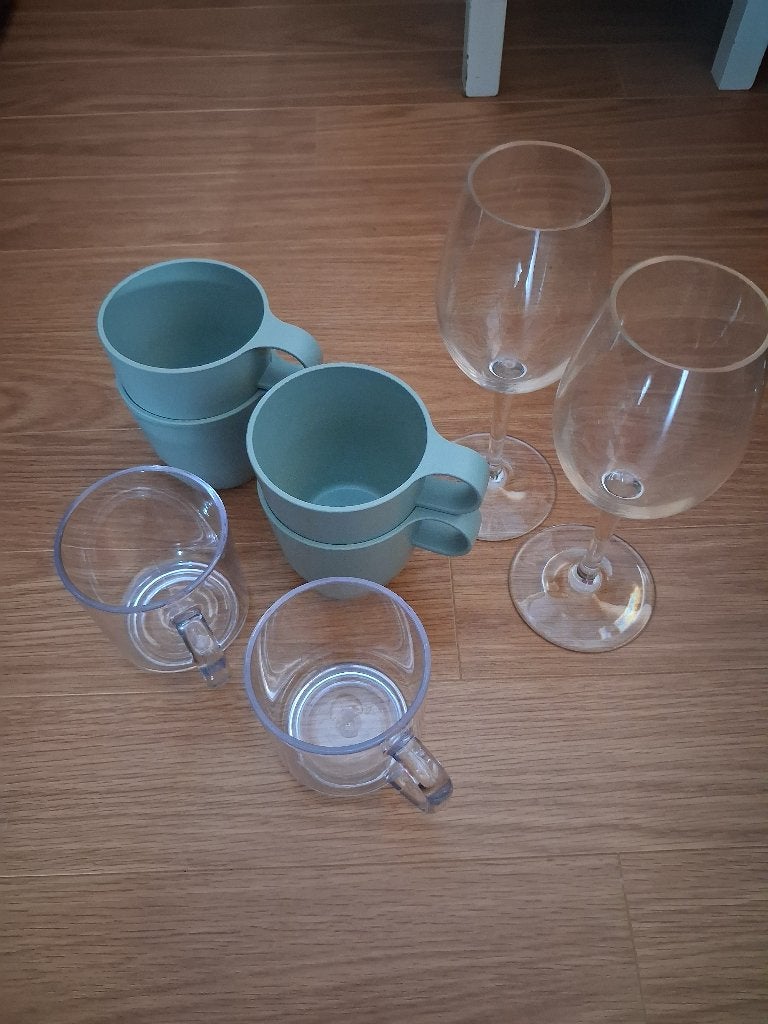 mepal bekers en glazen, Ophalen, Gebruikt