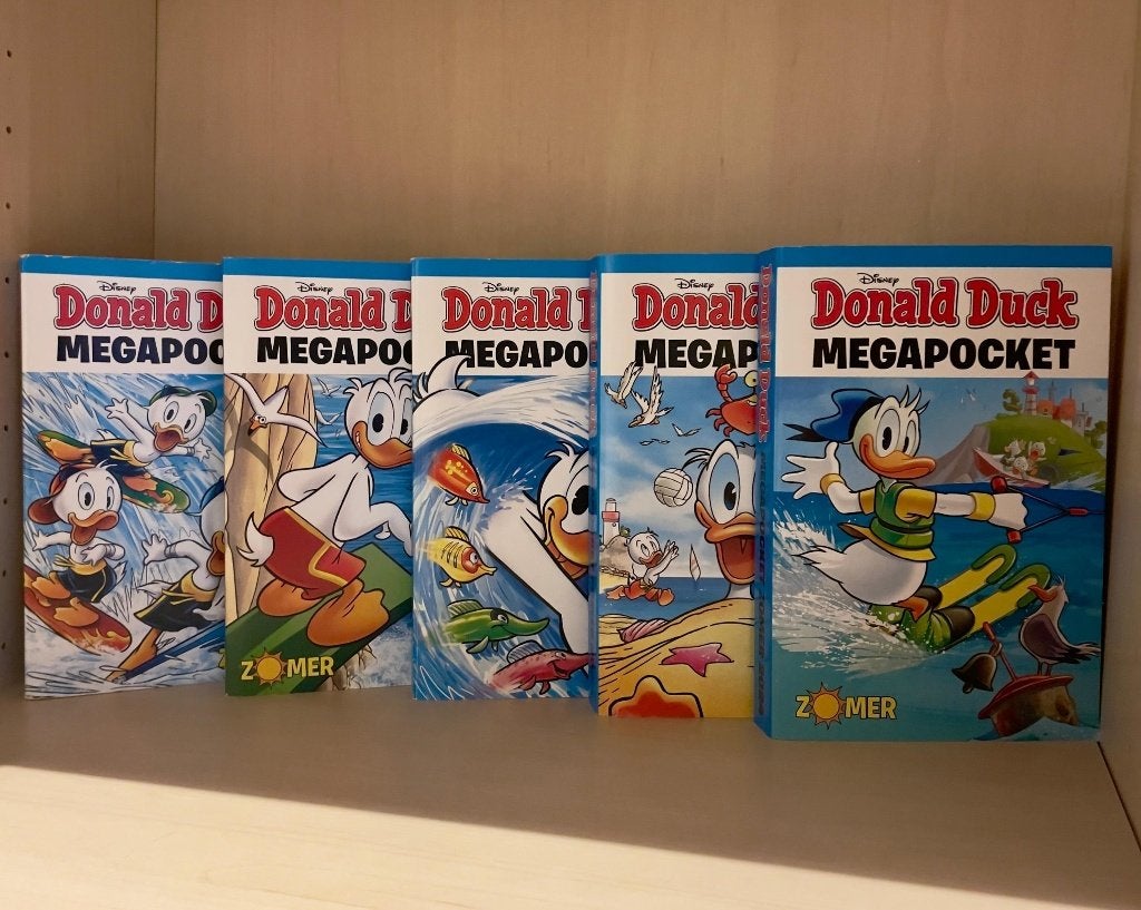 Prachtige set van 15 Donald Duck Mega pockets (zomer/winter), Meerdere stripboeken, Ophalen of Verzenden, Zo goed als nieuw, Donald Duck