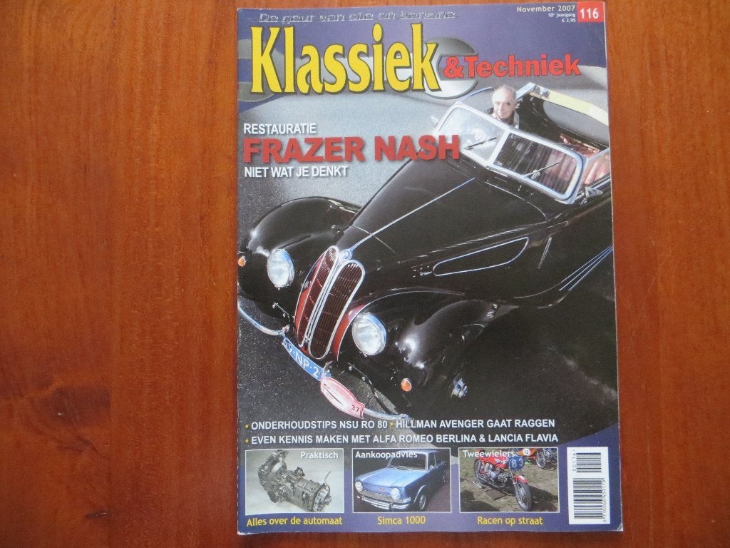 Klassiek & Techniek 116 Frazer Nash-BMW 327 (’39), Simca, Ophalen of Verzenden, Nieuw, BMW