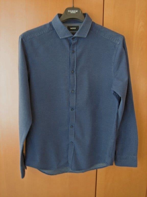 Donkerblauw met witte stip overhemd MEXX slim fit M snazzeys, Kleding | Heren, Overhemden, Mexx, Blauw, Nieuw, Halswijdte 39/40 (M)