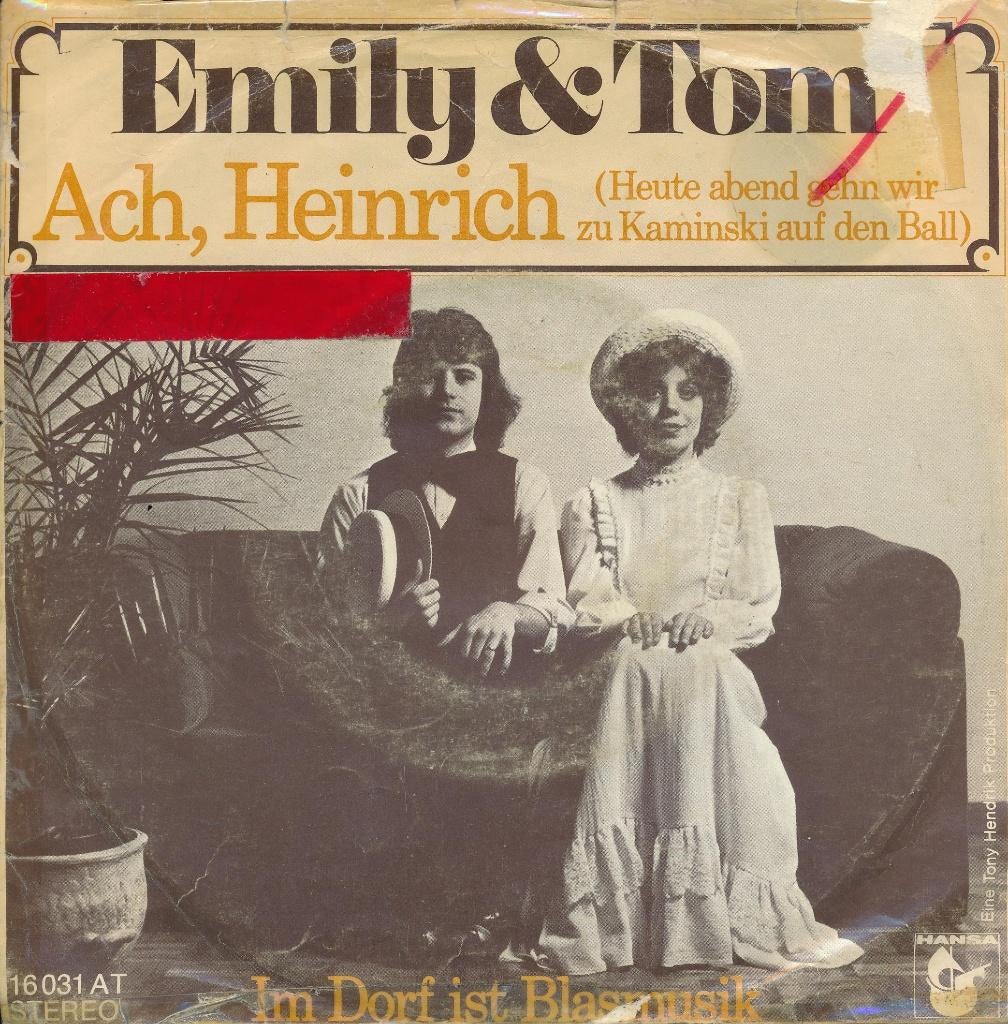2454 Emily & Tom - Ach, Heinrich (1975), Ophalen of Verzenden, Gebruikt, Pop