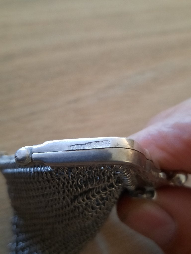 Beursslapper damestasje, Sieraden, Tassen en Uiterlijk, Portemonnees, Ophalen of Verzenden, Gebruikt, Overige kleuren, Met knipsluiting