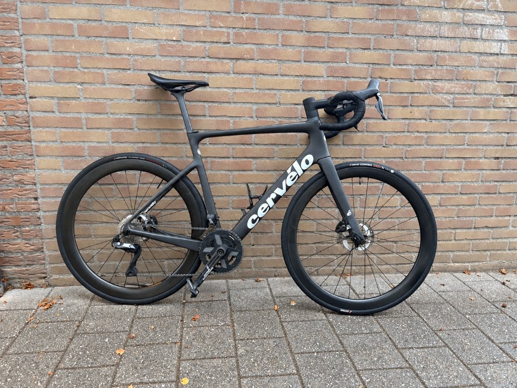 Cervélo Caledonia 5 Ultegra Di2 12s  Rotor Powermeter 56, 28 inch, Carbon, Heren, Zo goed als nieuw