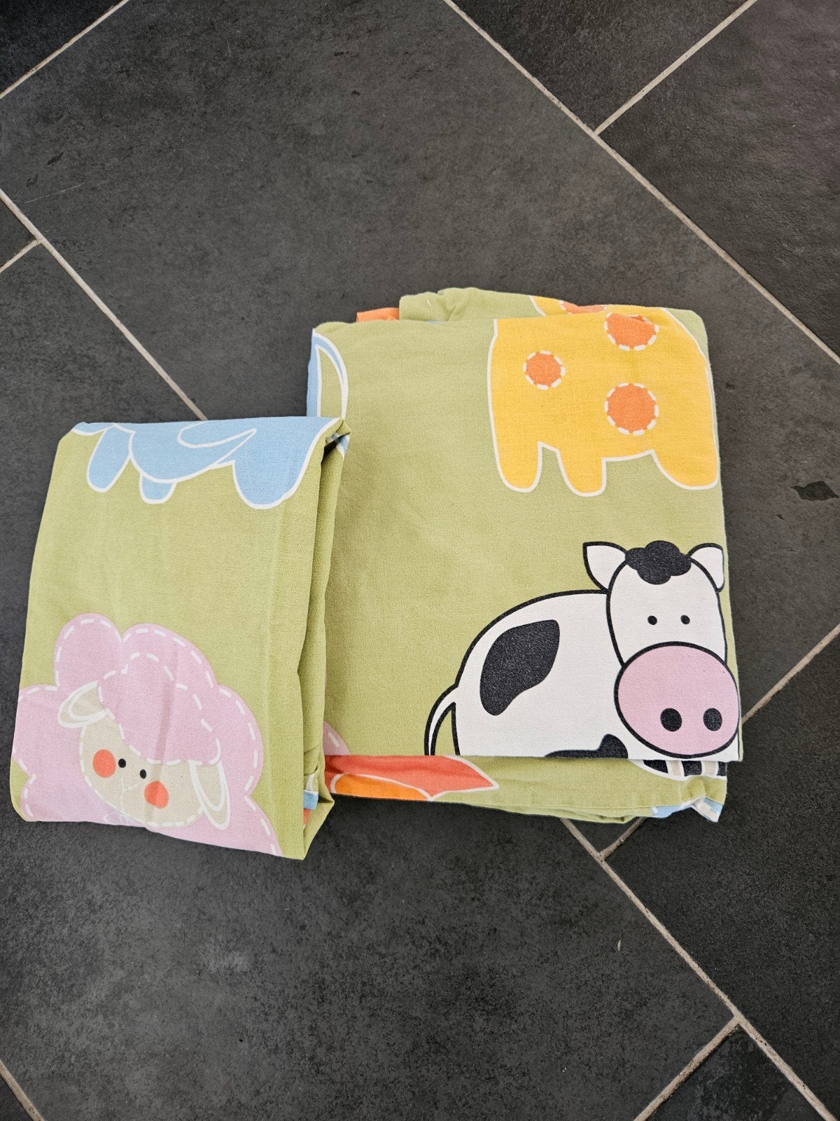 Dekbedovertrek met dierenprint voor kinderbed, Gebruikt, Overige merken, Dekbedovertrek, Ophalen of Verzenden