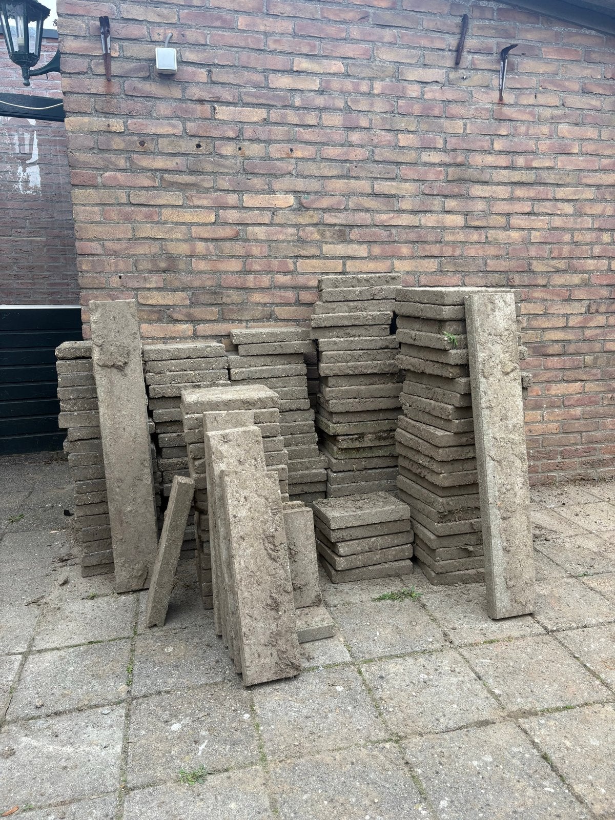 Gratis op te halen 30x30 tegels, Ophalen, Gebruikt, Klinkers, 10 m² of meer