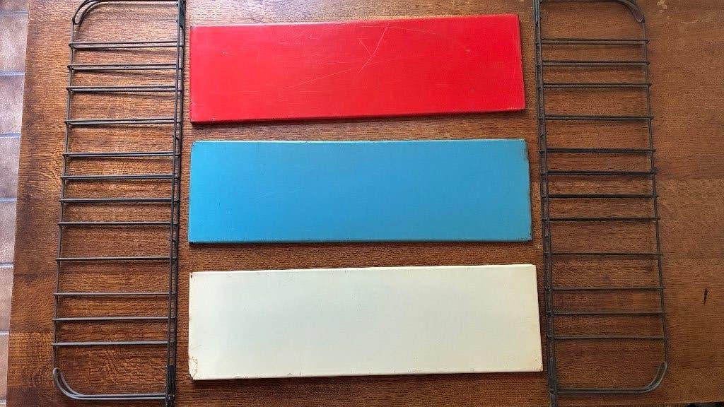 Vintage rek wandrek boekenrek - geen Tomado, Huis en Inrichting, Woonaccessoires | Wandplanken en Boekenplanken, Ophalen, Gebruikt