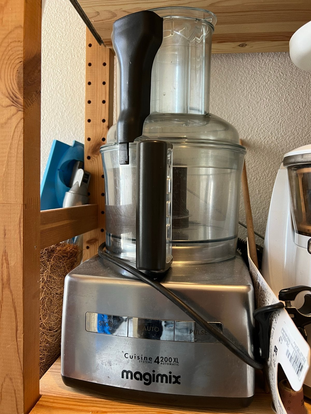 Magimix 4200XL Foodprocessor - Gebruikt (deksel defect), 3 tot 4 liter, Ophalen, Gebruikt, 2 snelheden