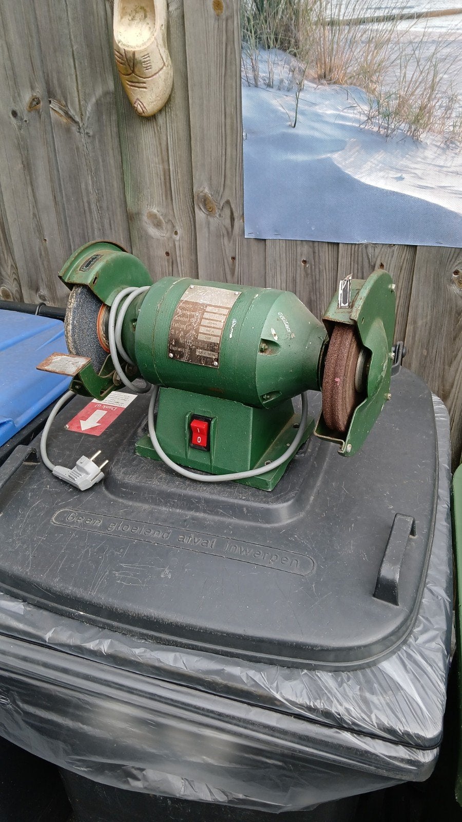 Zware Slijpmachine 3000 tpm, bouwjaar 1987, Ophalen, Gebruikt, 1000 watt of meer, Werkbankslijpmachine