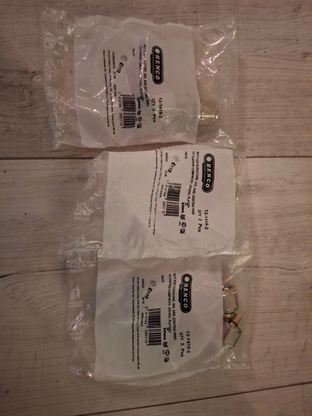 Henco Eurocone knelkoppeling 14x15 (3x 2 stuks), Ophalen of Verzenden, Nieuw, Overige merken, Overige typen