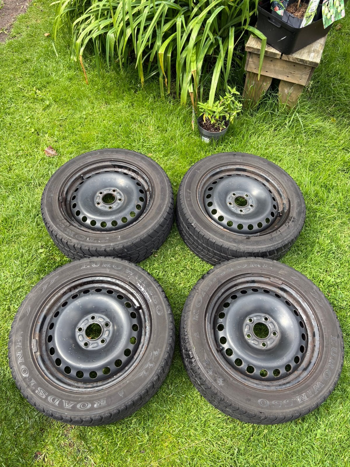 Winterbanden 205/55R16, Ophalen, Gebruikt