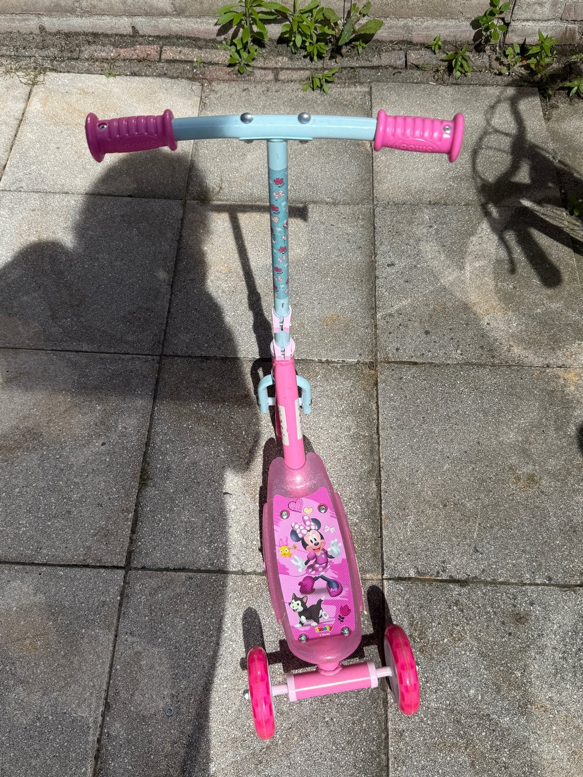 Minnie Mouse meisjes step, Fietsen en Brommers, Steps, Ophalen, Gebruikt, Gewone step