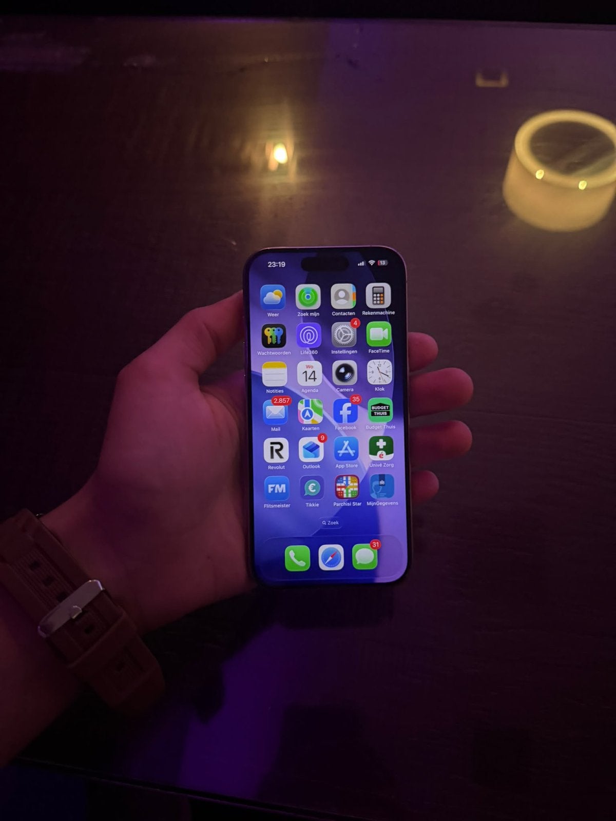 Iphone 15 Pro, Telecommunicatie, 128 GB, 88 %, Ophalen of Verzenden, Grijs