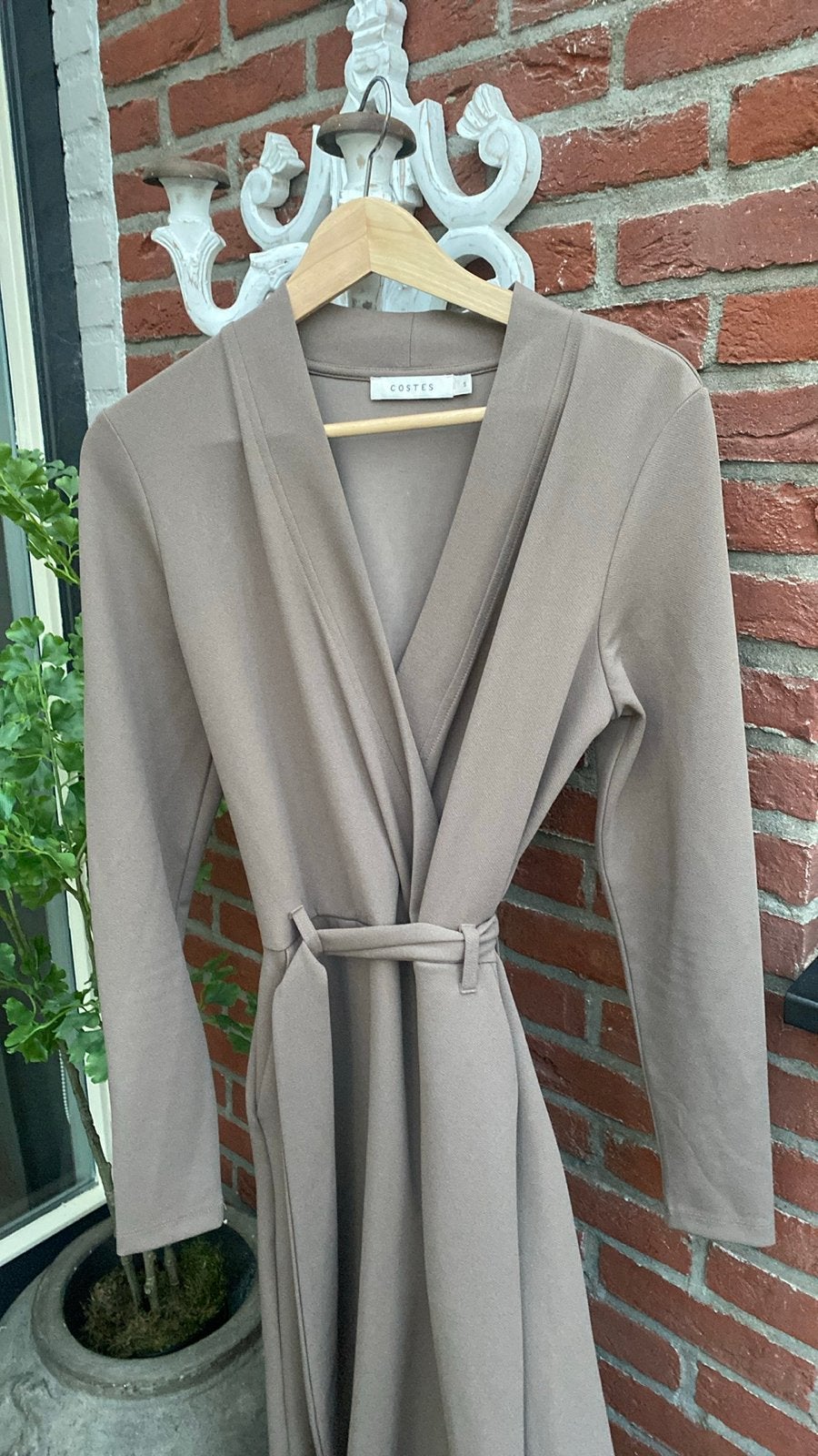 Stijlvolle Costes jumpsuit maat S met wijde pijp, Kleding | Dames, Ophalen of Verzenden, Zo goed als nieuw, Maat 36 (S), Bruin