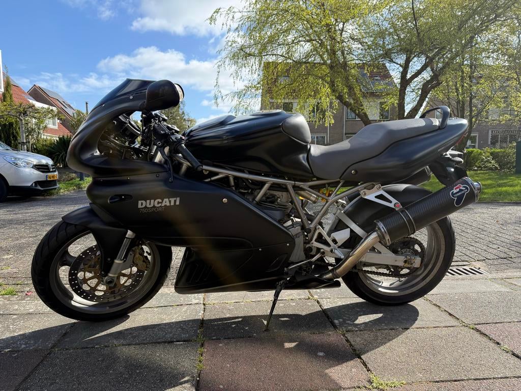 Ducati 750 SS injectie 2001, 750 cc, 2 cilinders, Sportuitlaat, Motorrijbewijs A